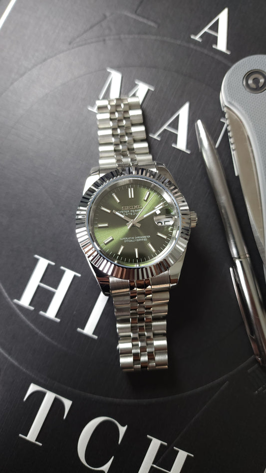 Green Datejust - Seiko Mod