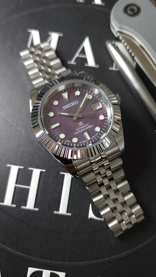 Pearl Dial Datejust - Seiko Mod